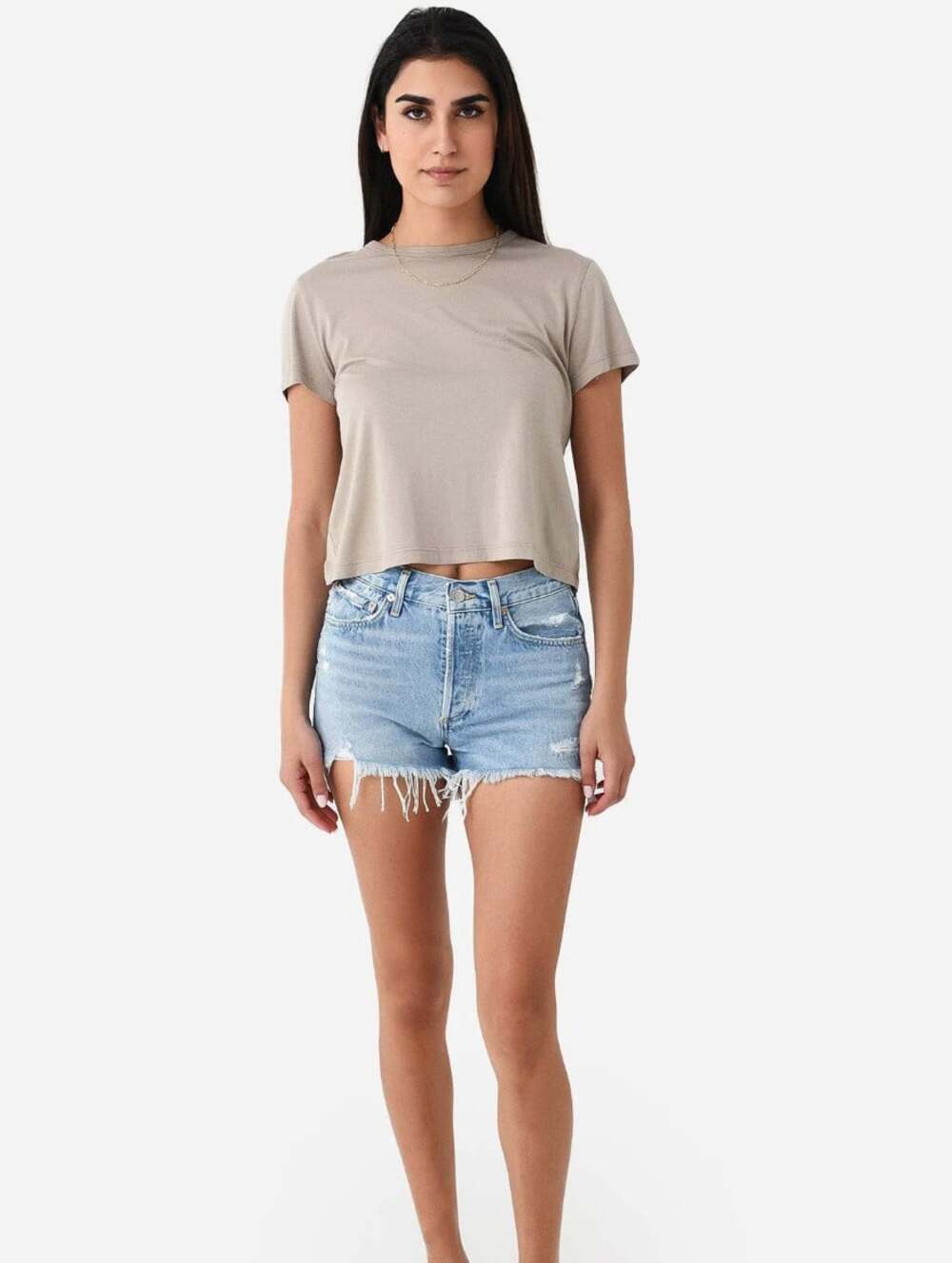 AGOLDE Women's Parker Vintage Cut Off Short in Swapmeet Size 23